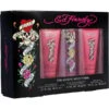 Ed Hardy Eau De Parfum Spray 1.7 Oz & Body Lotion 3 Oz & Shower Gel 3 Oz