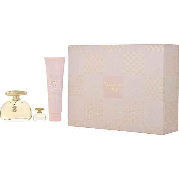 Tous Touch Eau De Toilette Spray 3.4 Oz & Eau De Toilette 0.13 Oz Mini & Body Lotion 5 Oz 1 Tous Touch Eau De Toilette Spray 3.4 Oz & Eau De Toilette 0.13 Oz Mini & Body Lotion 5 Oz