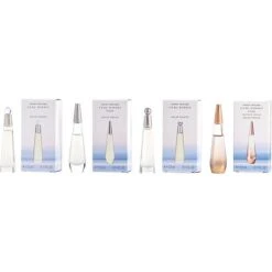 L'Eau D'Issey Variety 4 Piece Womens Mini Variety With L'Eau D'Issey Eau De Toilette & L'Eau D'Issey Eau De Parfum & L'Eau D'Issey Pure & L'Eau D'Issey Pure Nectar And All Are 0.11 Oz Minis