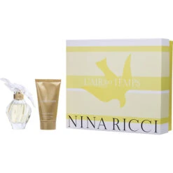 L'Air Du Temps Eau De Toilette Spray 1.7 Oz & Body Lotion 2.5 Oz