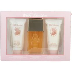 White Shoulders Eau De Cologne Spray 4.5 Oz & Body Lotion 3.3 Oz & Body Wash 3.3 Oz