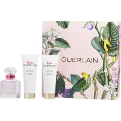 Mon Guerlain Bloom Of Rose Eau De Toilette Spray 1.7 Oz & Body Lotion 2.5 Oz & Shower Gel 2.5 Oz