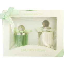 Women'Secret Eau It's Fresh Eau De Toilette Spray 3.4 Oz & Body Lotion 6.7 Oz