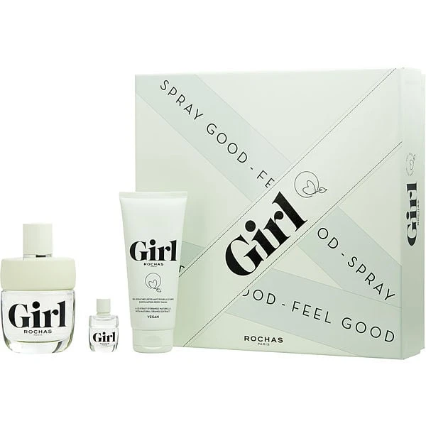 Rochas Girl Eau De Toilette Spray 3.4 Oz & Shower Gel 3.4 Oz & Eau De Toilette Spray 0.15 Oz Mini 1 Rochas Girl Eau De Toilette Spray 3.4 Oz & Shower Gel 3.4 Oz & Eau De Toilette Spray 0.15 Oz Mini