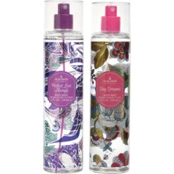 Aubusson 2 Piece Body Mist With Day Dream (Pink) & Perfect Love Always (Purple) 8 Oz